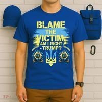 Anti Trump Pro Ukraine Blame The Victim T-Shirt thumb 6