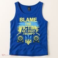 Anti Trump Pro Ukraine Blame The Victim Tank Top thumb 2