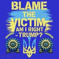 Anti Trump Pro Ukraine Blame The Victim Kids Sweatshirt thumb 2