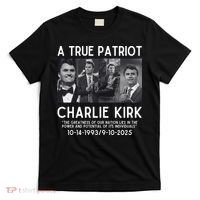 A True Patriot Charlie Kirk Rest In Peace T-Shirt thumb 0