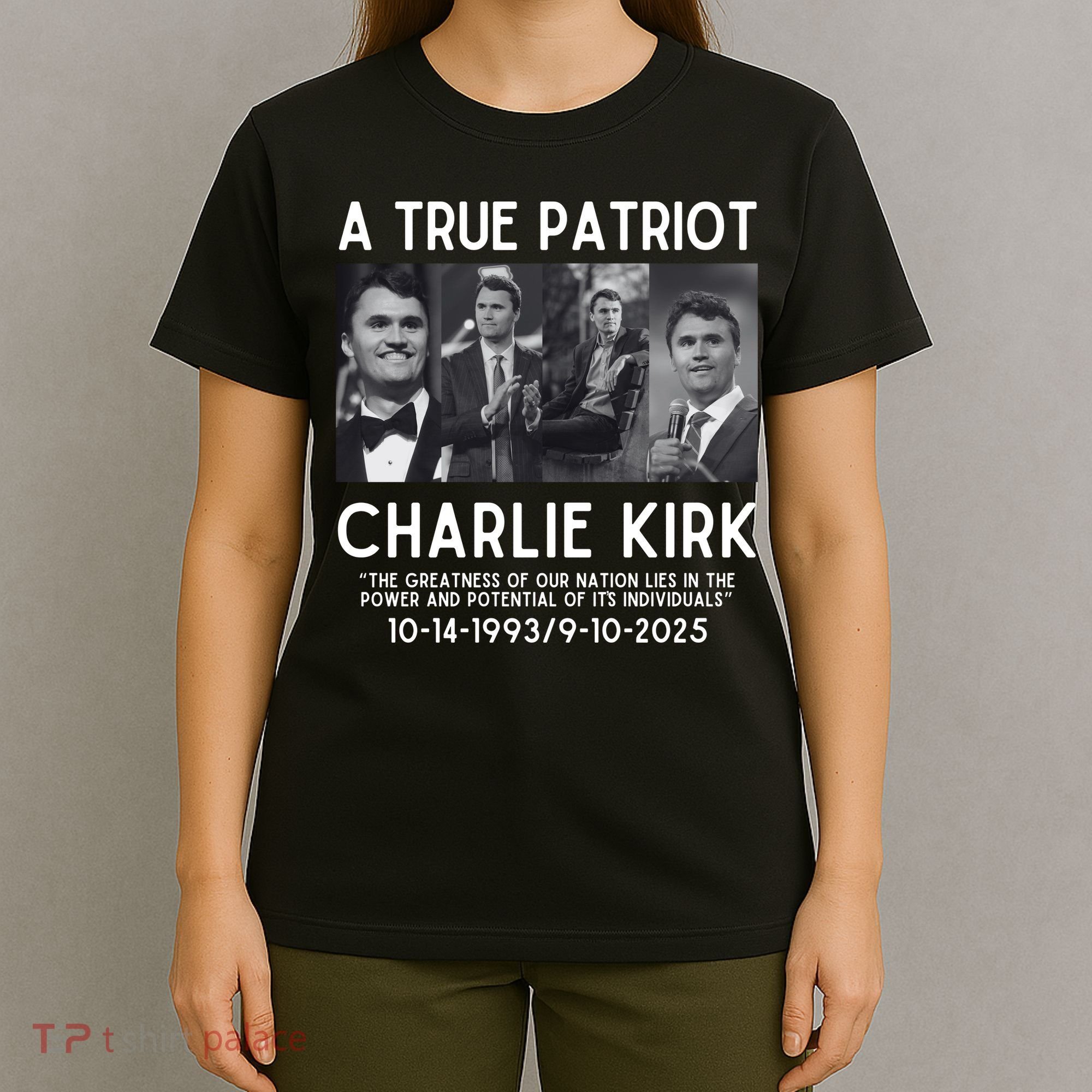A True Patriot Charlie Kirk Rest In Peace T-Shirt