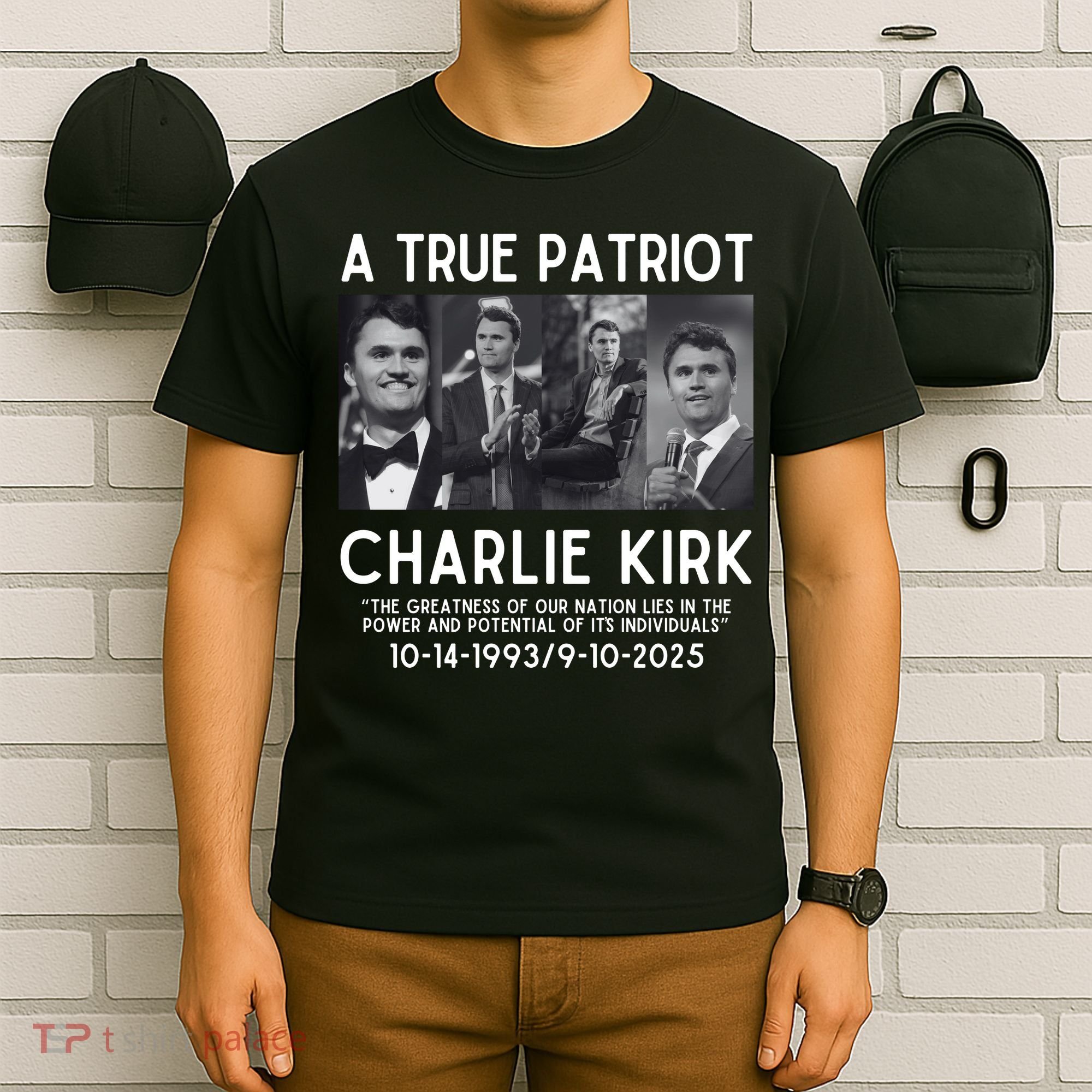 A True Patriot Charlie Kirk Rest In Peace T-Shirt