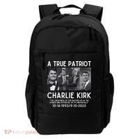 A True Patriot Charlie Kirk Rest In Peace Backpack thumb 0