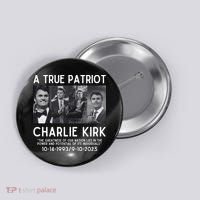 A True Patriot Charlie Kirk Rest In Peace Button thumb 0
