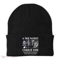 A True Patriot Charlie Kirk Rest In Peace Beanie thumb 0