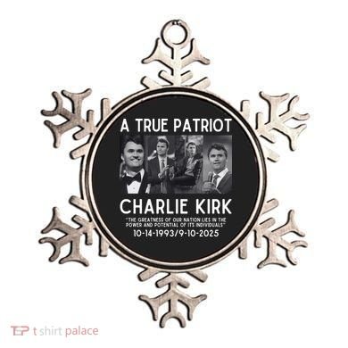 A True Patriot Charlie Kirk Rest In Peace Ornament