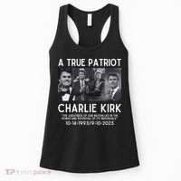 A True Patriot Charlie Kirk Rest In Peace Women's Tank Top thumb 0