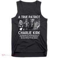 A True Patriot Charlie Kirk Rest In Peace Tank Top thumb 0