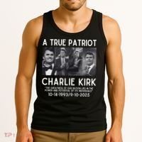 A True Patriot Charlie Kirk Rest In Peace Tank Top thumb 3
