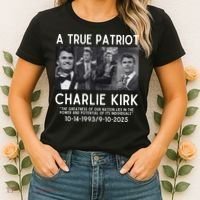 A True Patriot Charlie Kirk Rest In Peace Women's T-Shirt thumb 2