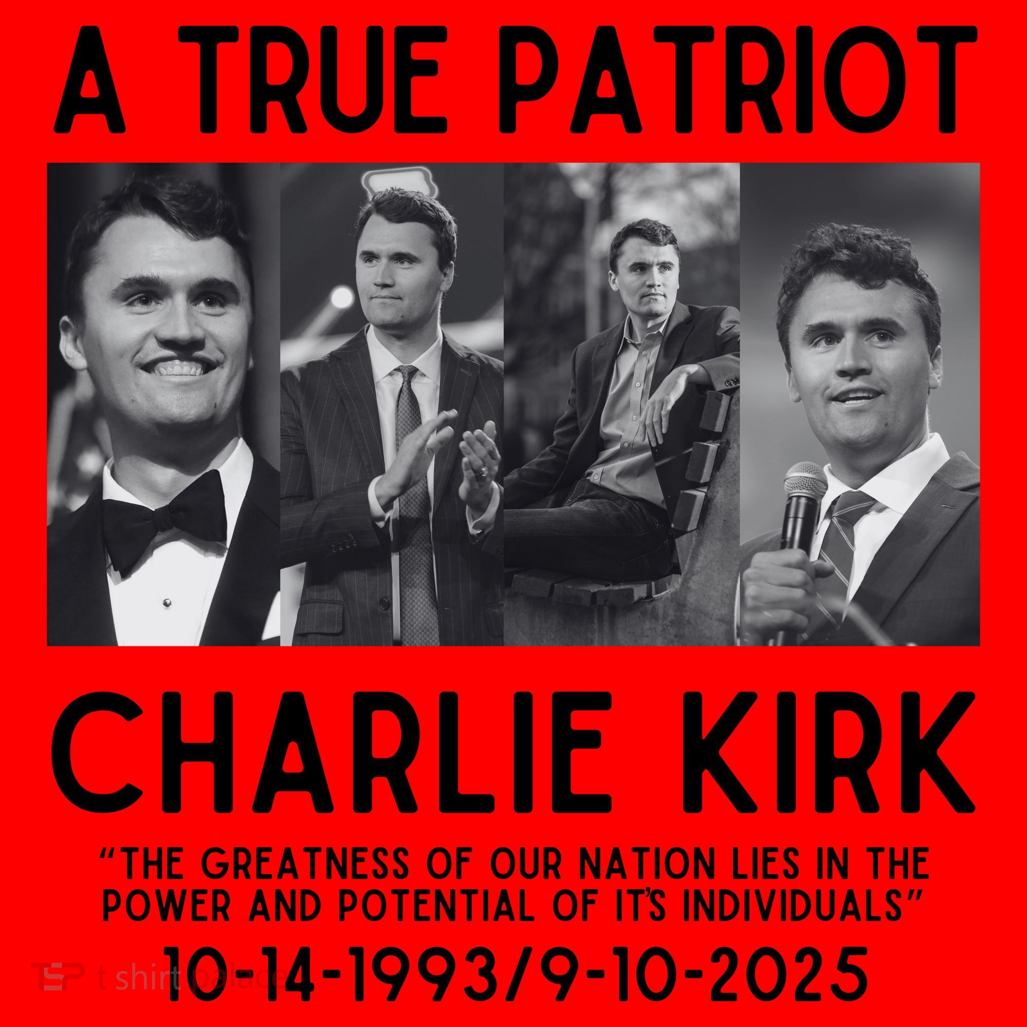A True Patriot Charlie Kirk Rest In Peace Santa Hat