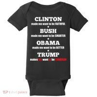 Anti Trump Political For Independents And Liberals Baby Bodysuit thumb 0