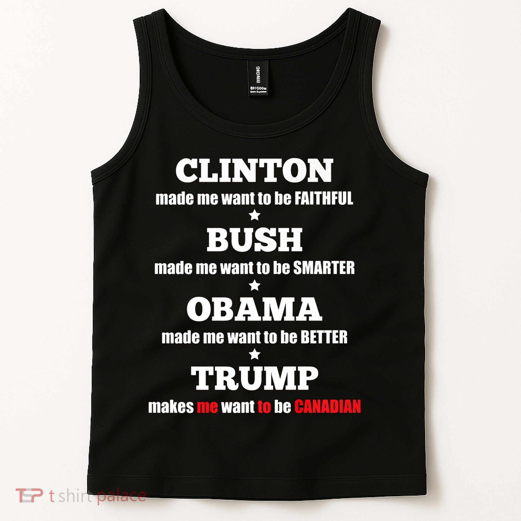 Anti Trump Political For Independents And Liberals Tank Top