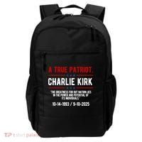 A True Patriot Charlie Kirk RIP Backpack thumb 0