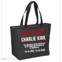 A True Patriot Charlie Kirk RIP Tote Bag thumb 2