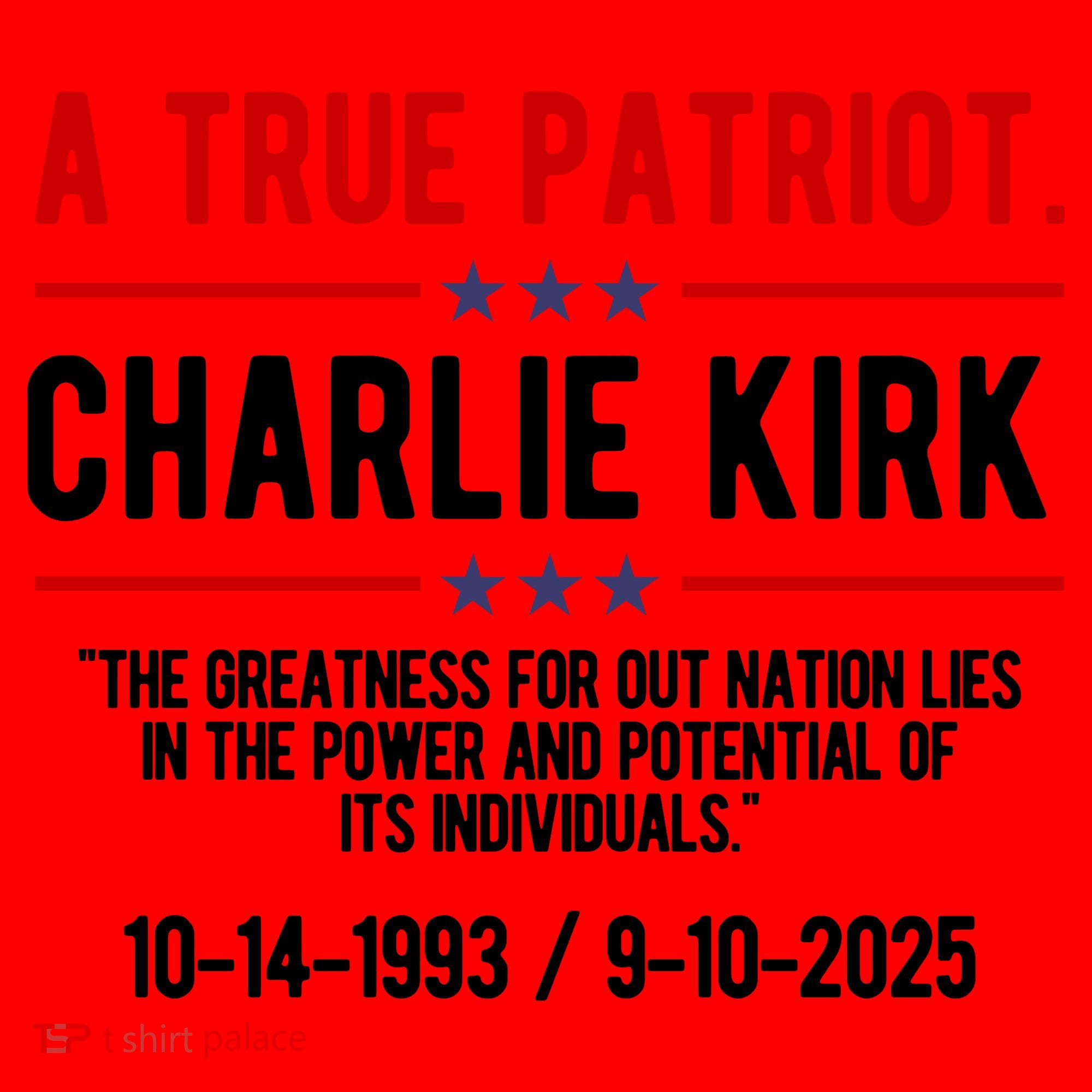 A True Patriot Charlie Kirk RIP Santa Hat