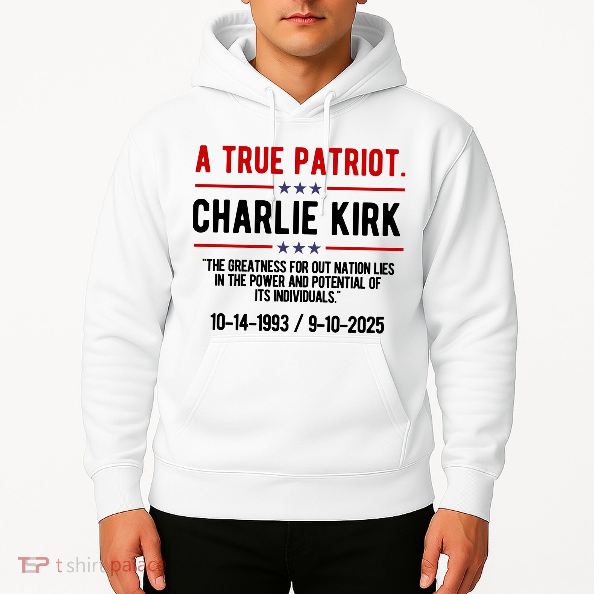 A True Patriot Charlie Kirk RIP Hoodie