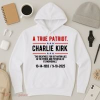 A True Patriot Charlie Kirk RIP Hoodie thumb 3