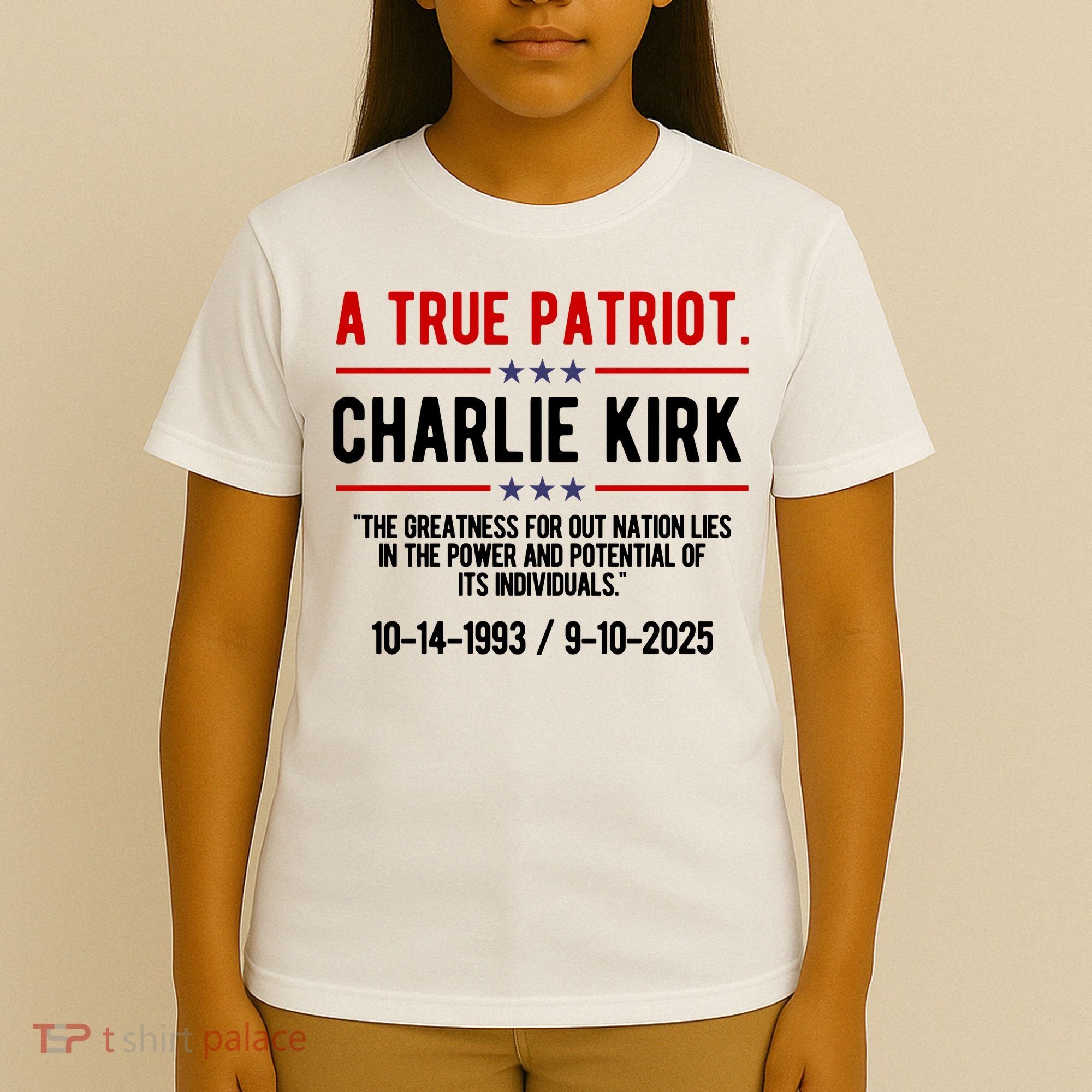 A True Patriot Charlie Kirk RIP T-Shirt