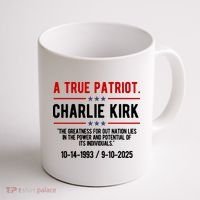 A True Patriot Charlie Kirk RIP Coffee Mug thumb 1