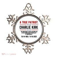 A True Patriot Charlie Kirk RIP Ornament thumb 0