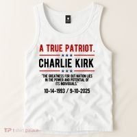 A True Patriot Charlie Kirk RIP Tank Top thumb 2