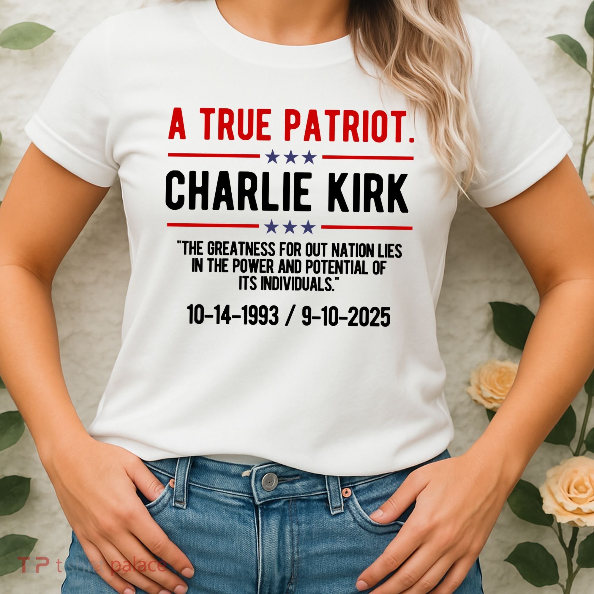 A True Patriot Charlie Kirk RIP Women's T-Shirt