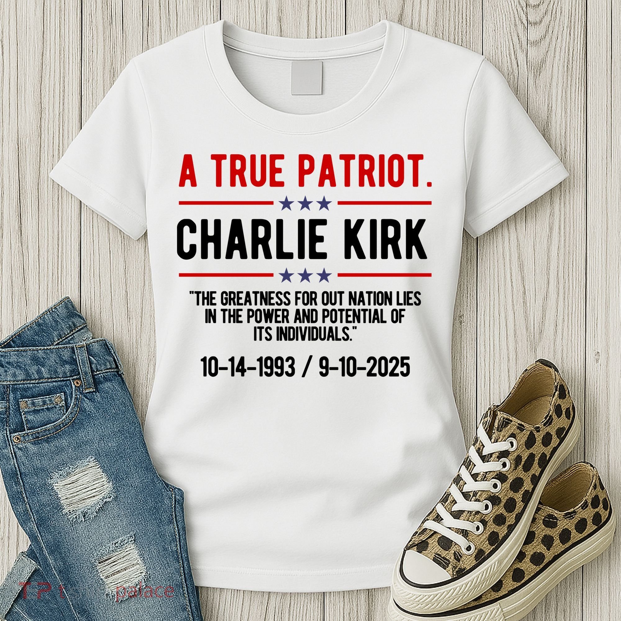 A True Patriot Charlie Kirk RIP Women's T-Shirt