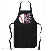 All The Pretty Girl Walk Funny Like This Baseball Player  Apron thumb 0
