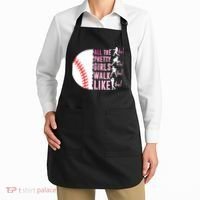 All The Pretty Girl Walk Funny Like This Baseball Player  Apron thumb 2