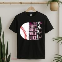 All The Pretty Girl Walk Funny Like This Baseball Player  T-Shirt thumb 2