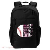 All The Pretty Girl Walk Funny Like This Baseball Player  Backpack thumb 0