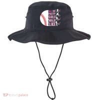 All The Pretty Girl Walk Funny Like This Baseball Player  Bucket Hat thumb 0