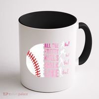 All The Pretty Girl Walk Funny Like This Baseball Player  Coffee Mug thumb 1