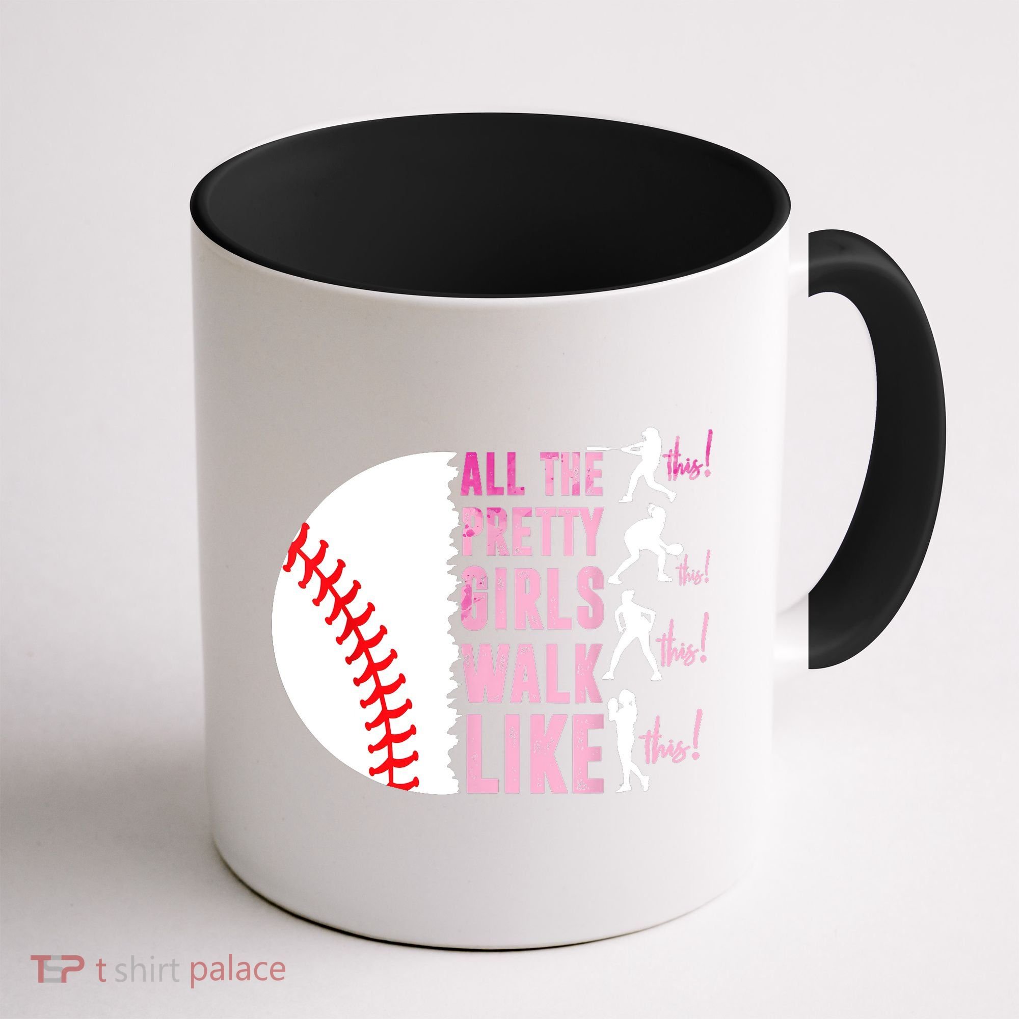 All The Pretty Girl Walk Funny Like This Baseball Player  Coffee Mug