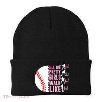 All The Pretty Girl Walk Funny Like This Baseball Player  Beanie thumb 0
