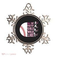 All The Pretty Girl Walk Funny Like This Baseball Player  Ornament thumb 0