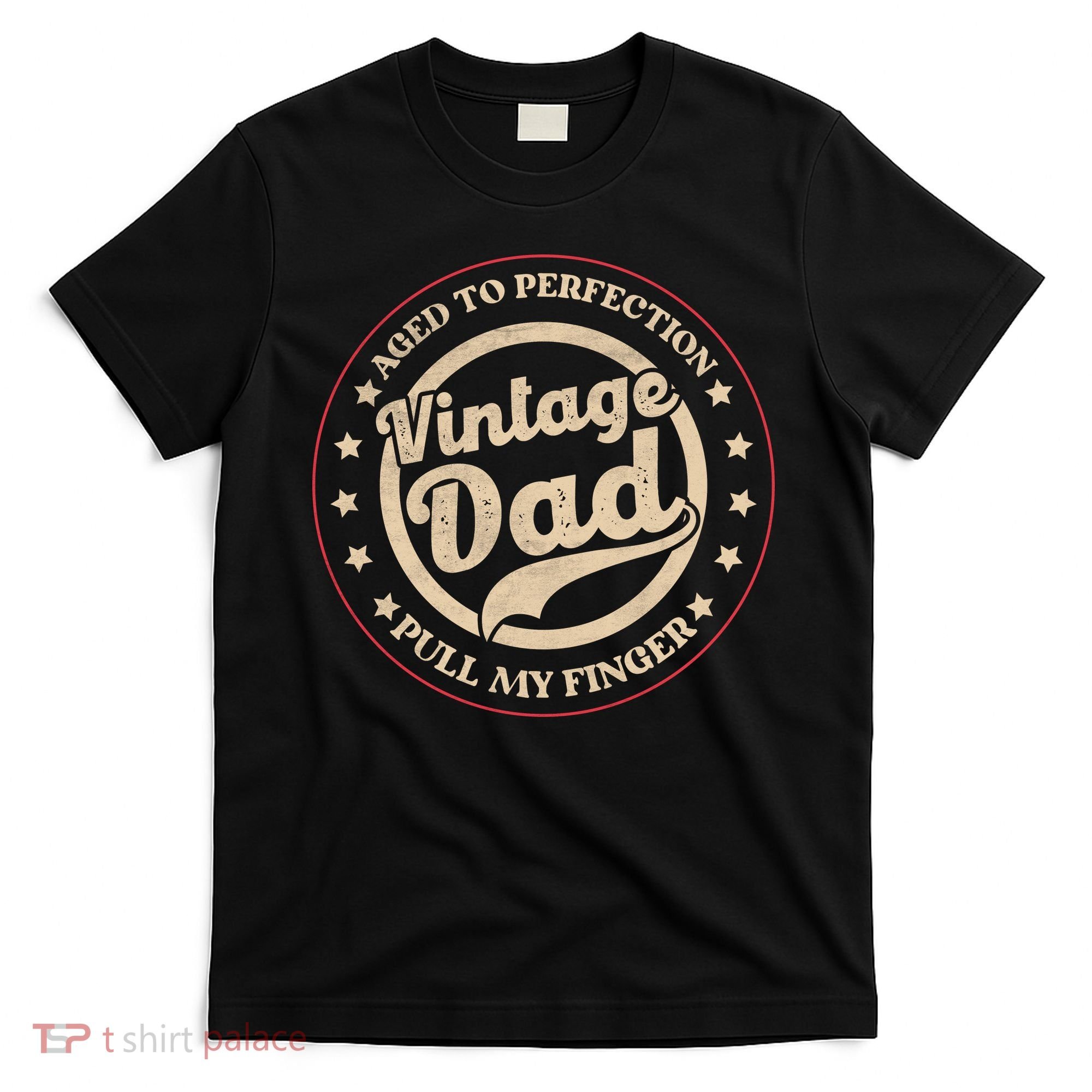 Aged To Perfection Vintage Dad Pull My Finger T-Shirt