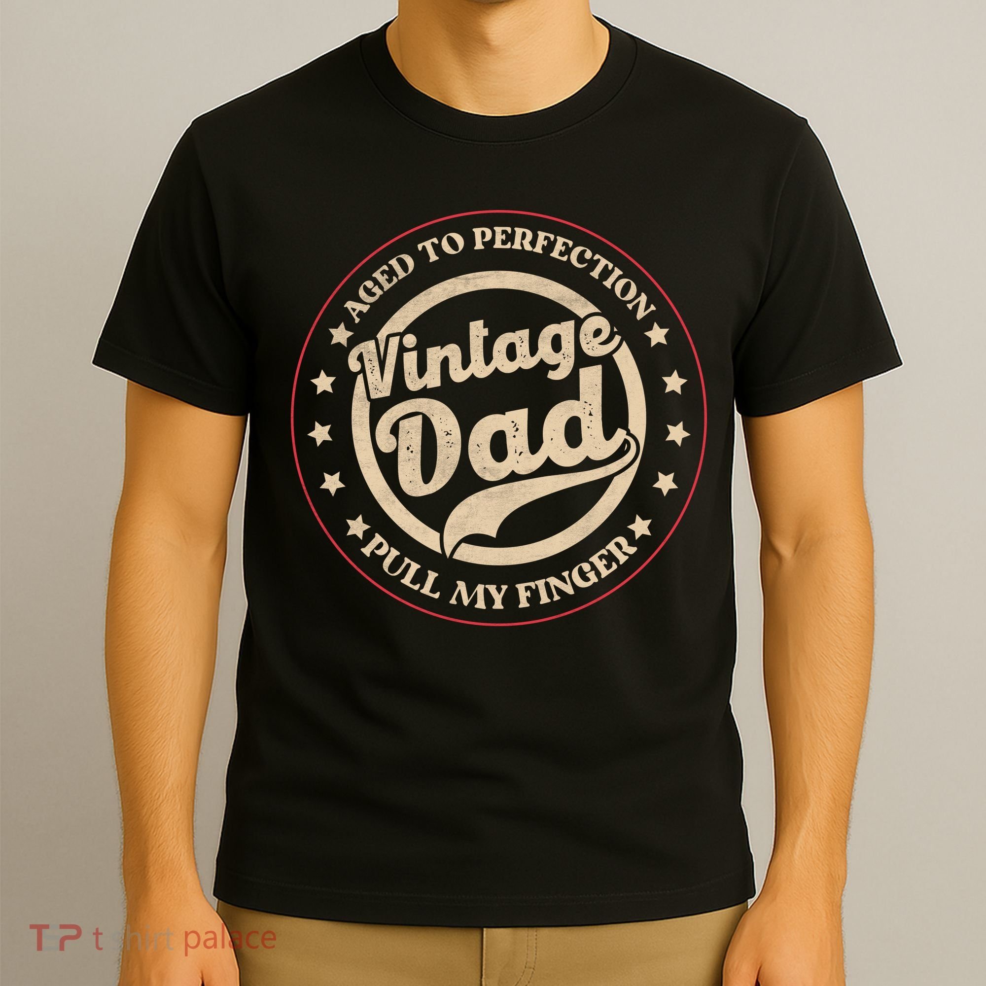 Aged To Perfection Vintage Dad Pull My Finger T-Shirt