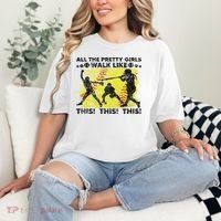 All The Pretty Walk Like This Funny Softball Baseball Comfort Colors T-Shirt thumb 2