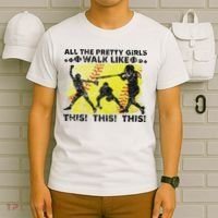 All The Pretty Walk Like This Funny Softball Baseball T-Shirt thumb 6