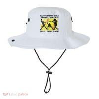 All The Pretty Walk Like This Funny Softball Baseball Bucket Hat thumb 0