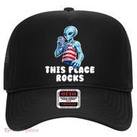 Alien This Place Rocks USA 4th Of July Hat thumb 0
