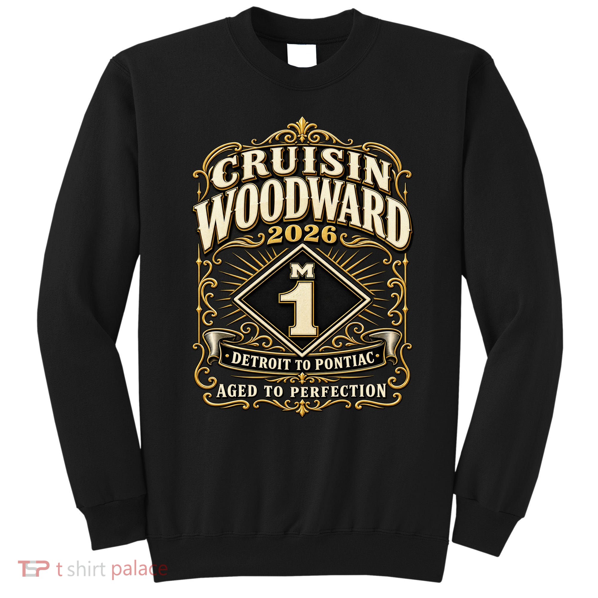 Aged To Perfection 2026 Woodward M1 Car Cruise Sweatshirt