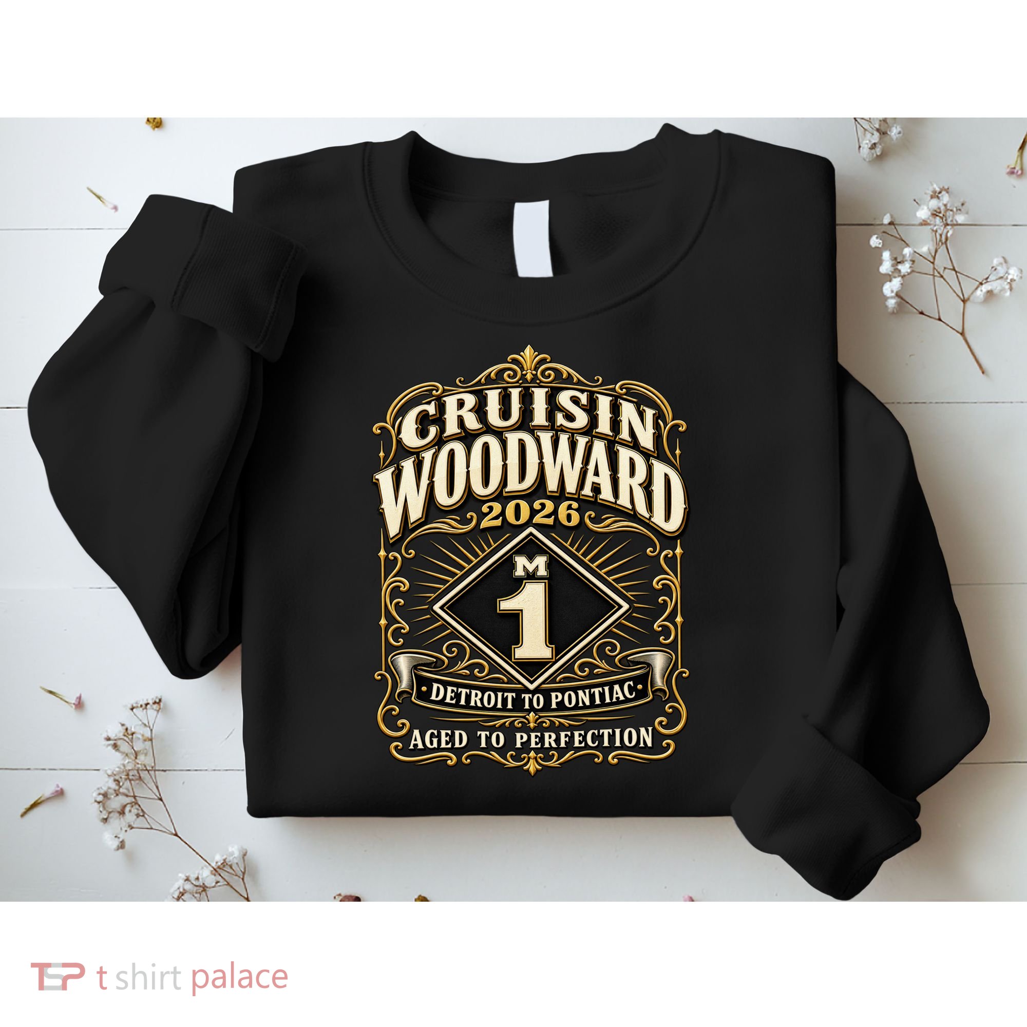 Aged To Perfection 2026 Woodward M1 Car Cruise Sweatshirt
