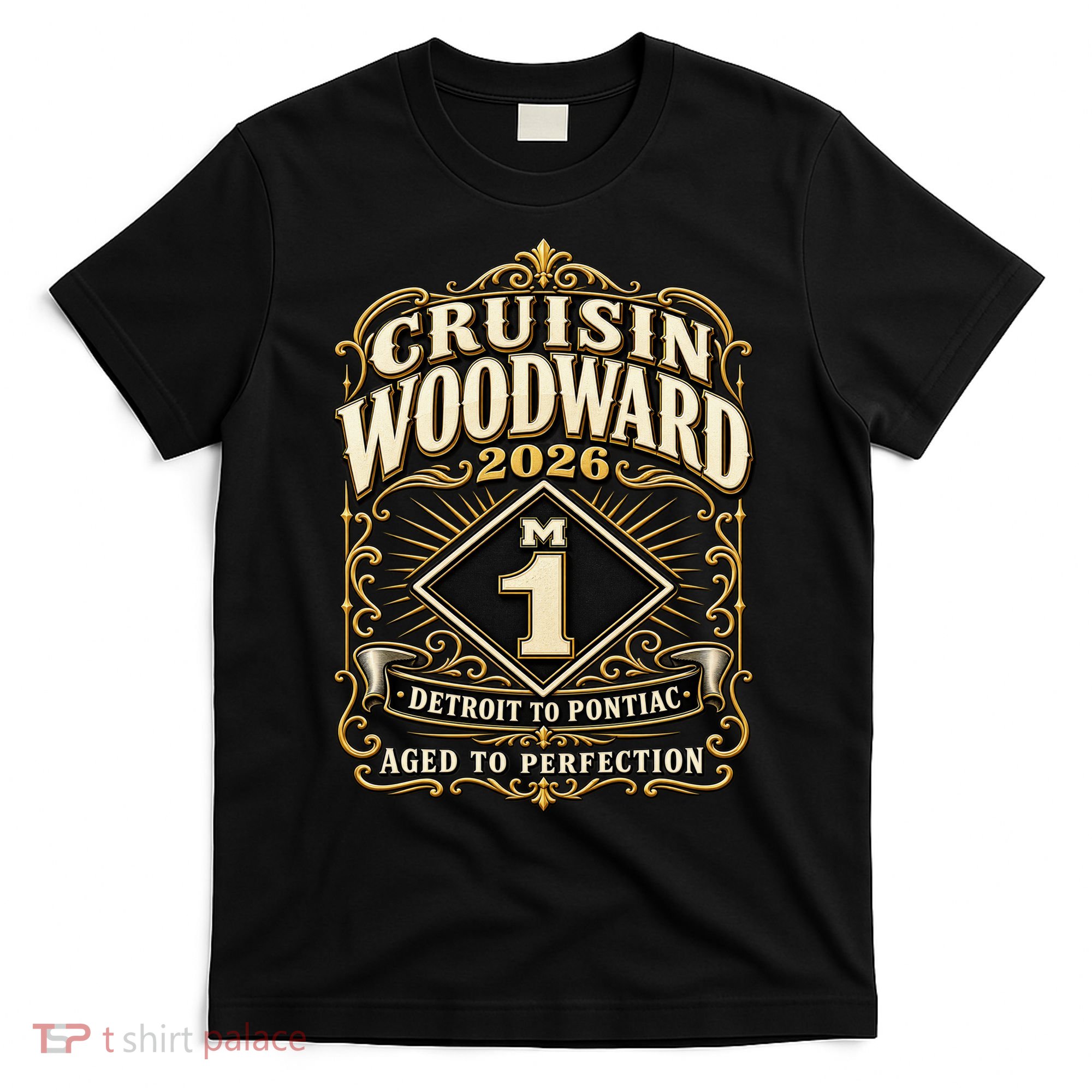 Aged To Perfection 2026 Woodward M1 Car Cruise T-Shirt