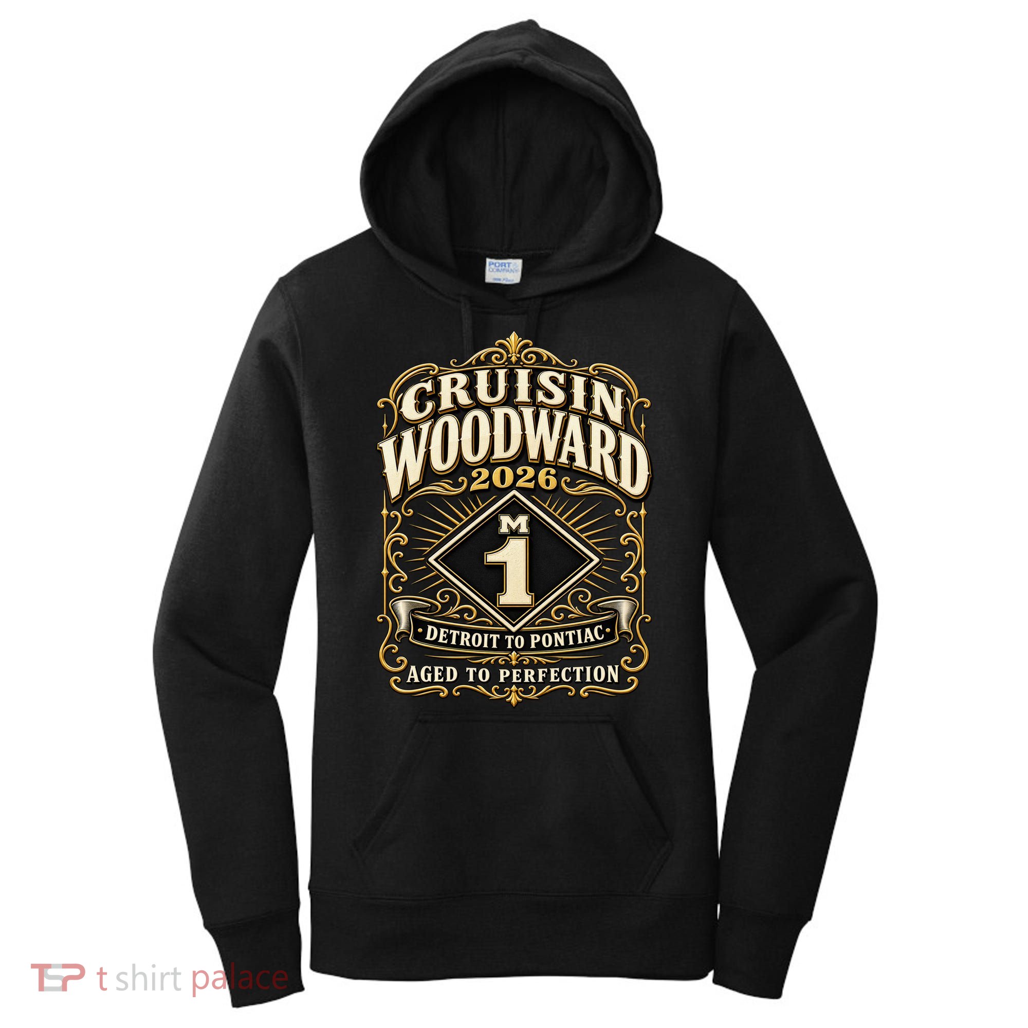 Aged To Perfection 2026 Woodward M1 Car Cruise Women's Hoodie