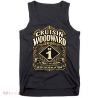 Aged To Perfection 2026 Woodward M1 Car Cruise Tank Top thumb 0