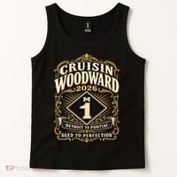 Aged To Perfection 2026 Woodward M1 Car Cruise Tank Top thumb 2