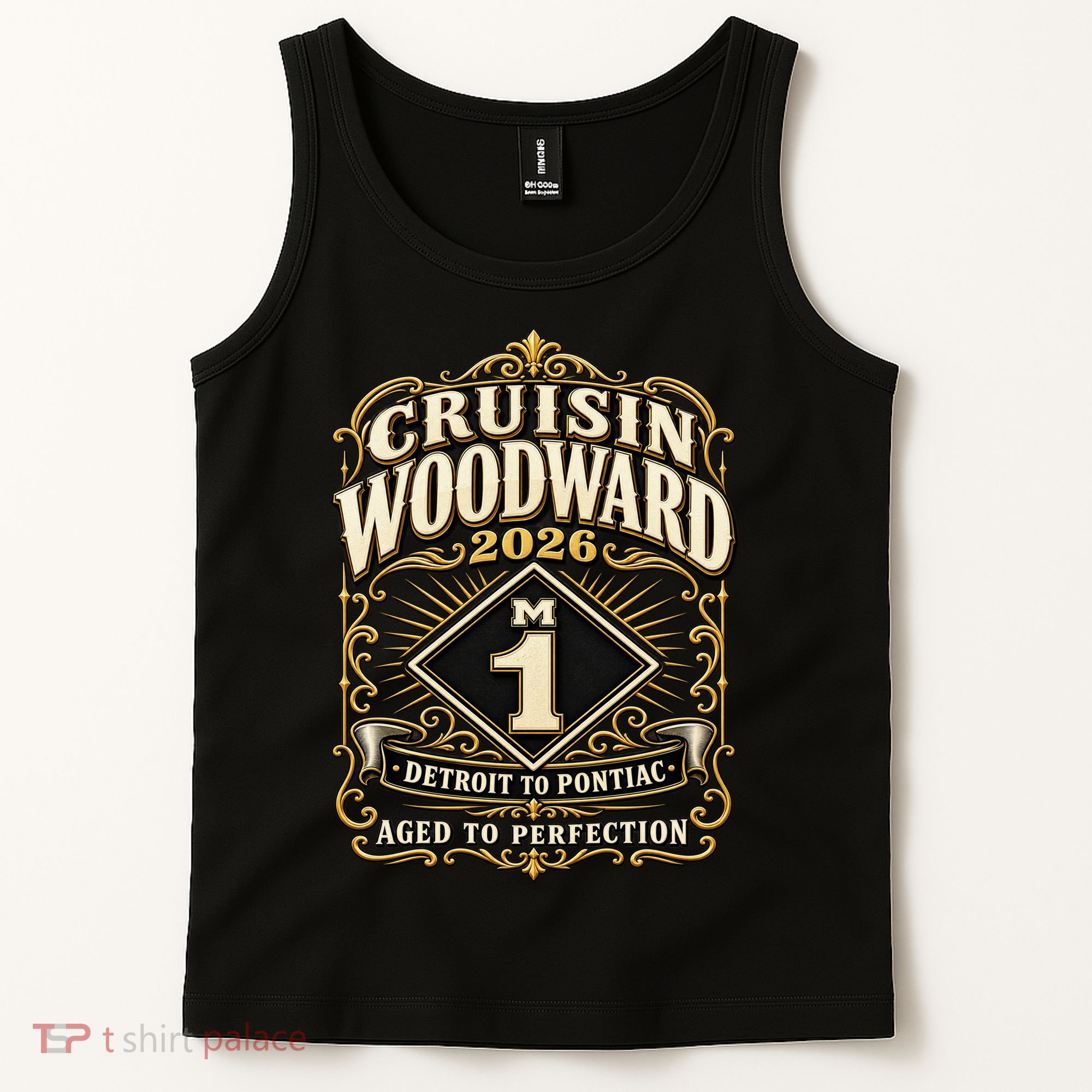 Aged To Perfection 2026 Woodward M1 Car Cruise Tank Top